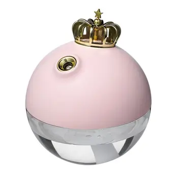 

Mini Size Cute USB Crown Humidifier Office Desk Humidifier For Bedroom Home Office Car USB Room Humidifier