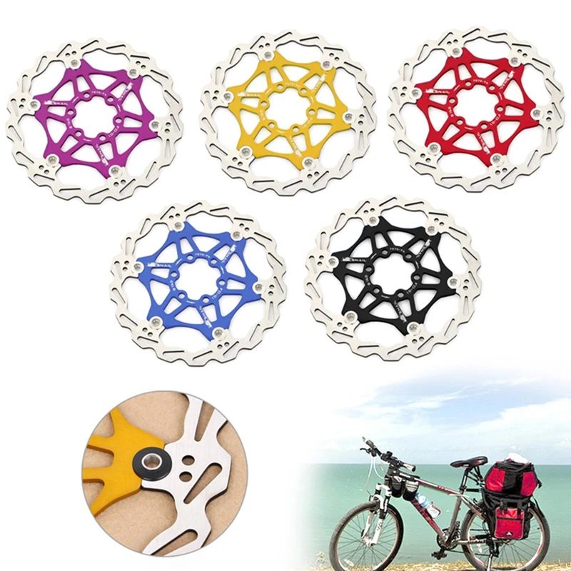 

Bicycle Bike Mountain MTB Road Brake Float Floating Disc Rotors Plate 160mm New