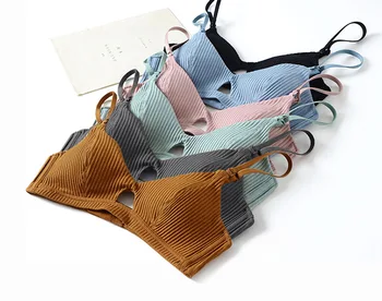 

New Wireless Sexy Bras for Women Push Up with Padds 3/4 Cups Hallow Intimate Wear Lingerie Sexy Tops Bra Women Underwear