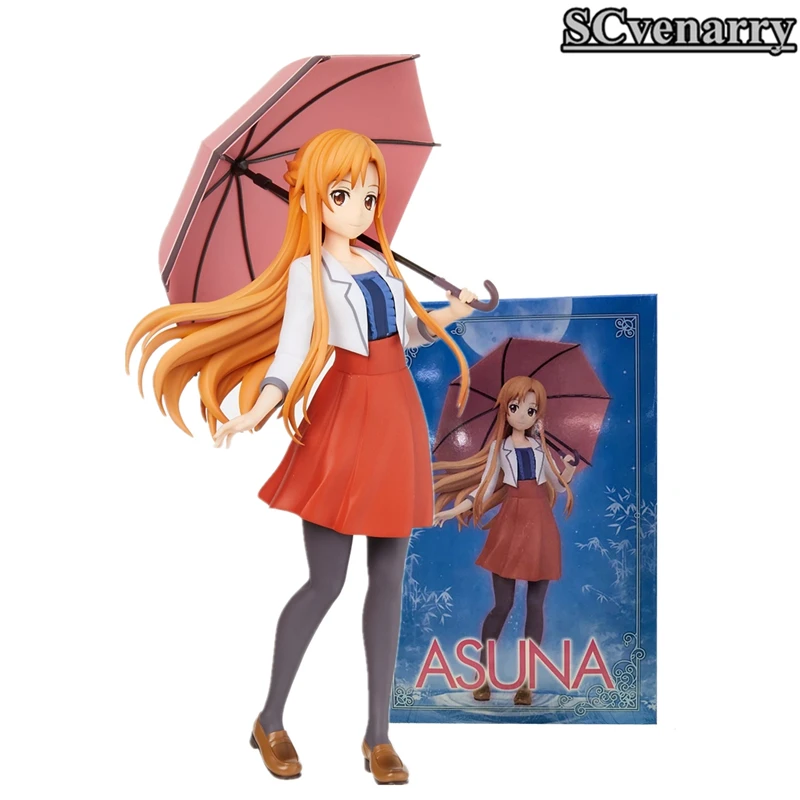 18cm Sword Art Online Asuna Figure Toys Collectible Toy Model C111 18cm Sword Art Online Asuna Figure Toys Collectible Toy Model C111