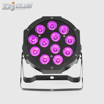 

Led Flat Par Light 12X12W Rgbw Led Dmx Wash Effect Stage Light Disco Club Party Light Led Mini Par