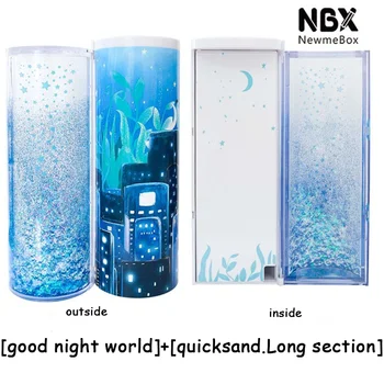 Nbx newmebox 学校鉛筆ケース少年少女の電卓円形 multifunctionalstylish パスワードロック鉛筆ケース