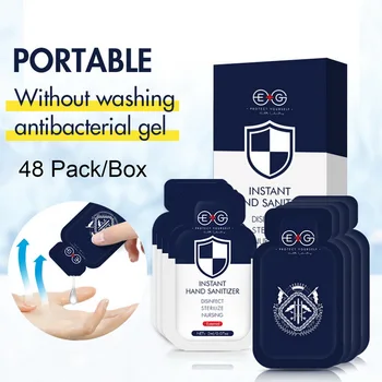 

1/2/5/10 Boxes Refreshing Hand Wash Gel Alcohol Free No Rinsing Hand Lotion Gel