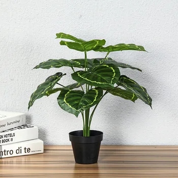 

Imitative Tree Decoration Simulated Green Plants Living Room Floor Potted Plant Indoor Desktop Furnishings Fake Tree Monstera Ep