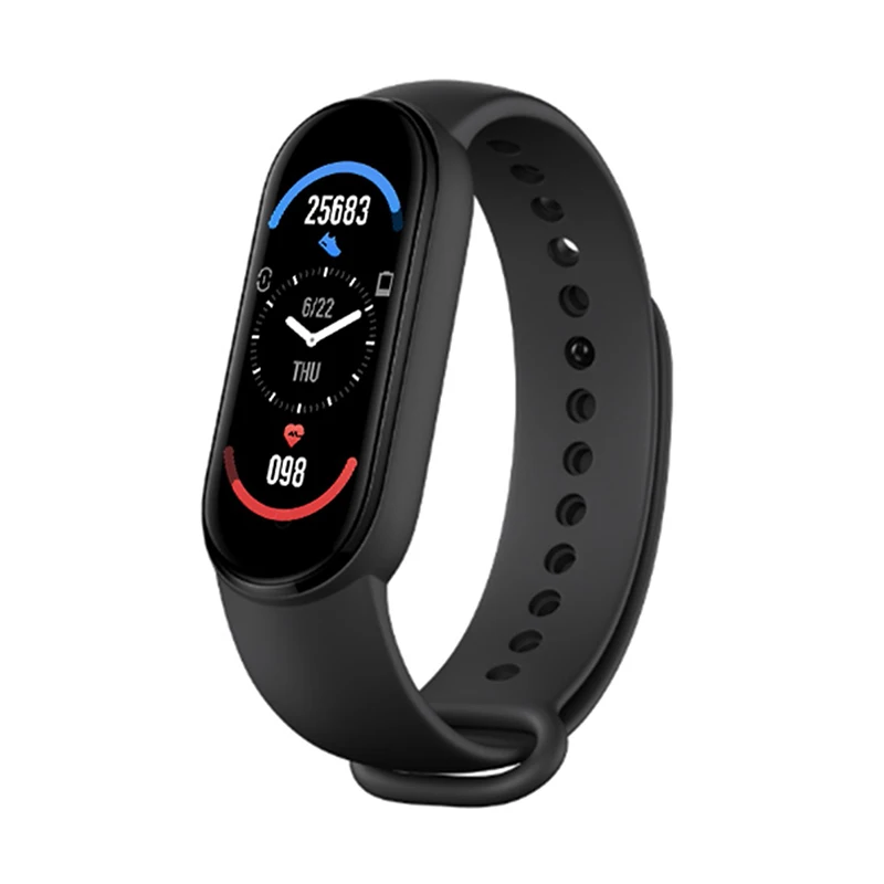 M6 Smart Bracelet Heart Rate Blood Pressure Health Waterproof Smart Watch Fitbit Colorful Screen Sport Wristband Fitness Tracker