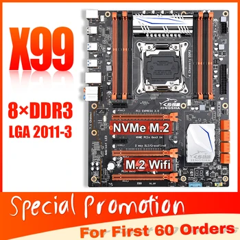 

JINGSHA Motherboard X99 LGA 2011-3 motherboards with quad channel DDR3 up to 256GB 3-way PCIE 3rd Gen x16 slots