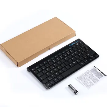 

LESHP Universal Compact Durable Slim Portable Wireless 3.0 Keyboard With Built in Rechargeable Battery