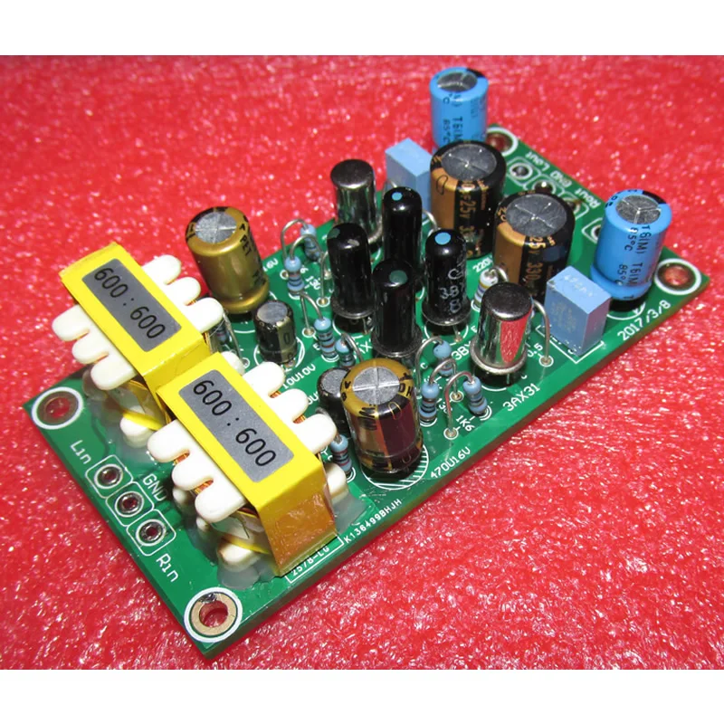 Full germanium tube amplified split element pre-stage headphone amplifier board LG218E permalloy signal transformer input | Обустройство