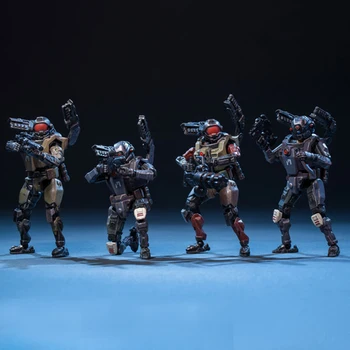 

7.4cm Small Soldier Model 3D Assembly Removable Soldier Model DIY High Degree Reduction Refuge Island Down Archers Team