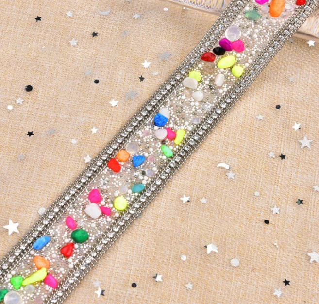 1 шт Высокое качество жемчуг кружевной отделкой бисером свадебное платье одежда