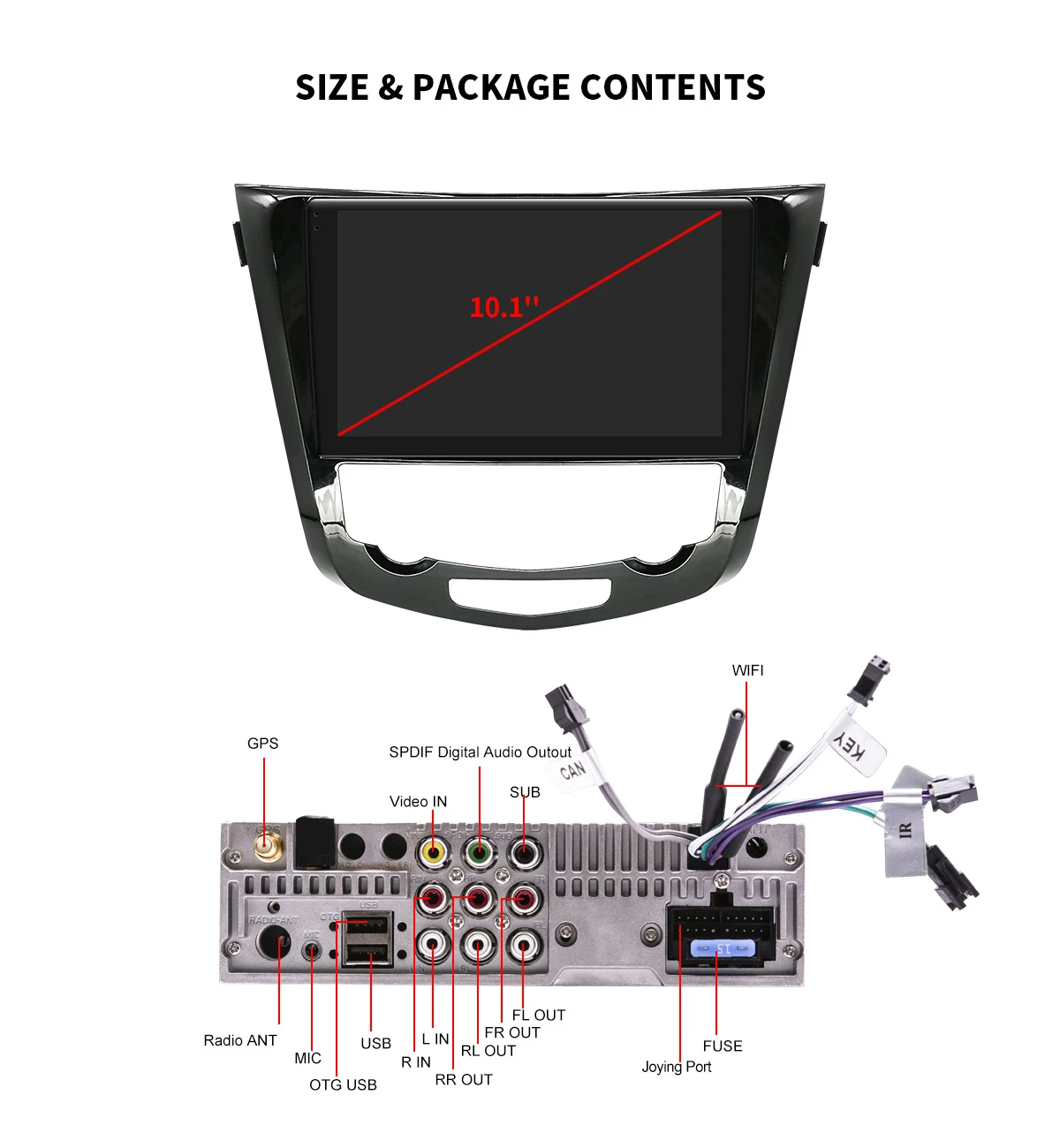 Best DSP 10.1" Android 8.1 Car Multimedia Radio for Nissan X-Trail Qashqai 2014+ GPS SPDIF Subwoofer Mirror Link WiFi 4G SIM DVR DAB 22