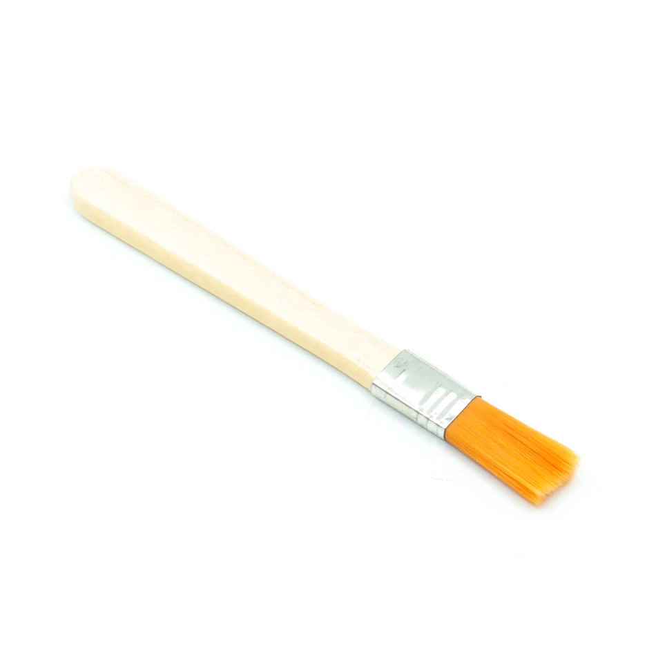 5pcs solder paste brush, BGA ball planting brush, computer keyboard dust removal, barbecue, painting brush with wooden handle 5