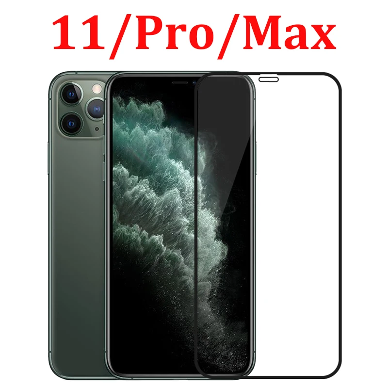 Закаленное стекло для Apple iPhone 11 Pro Max Mas защита экрана 1 11pro 11promax Xphone Aphone защитная