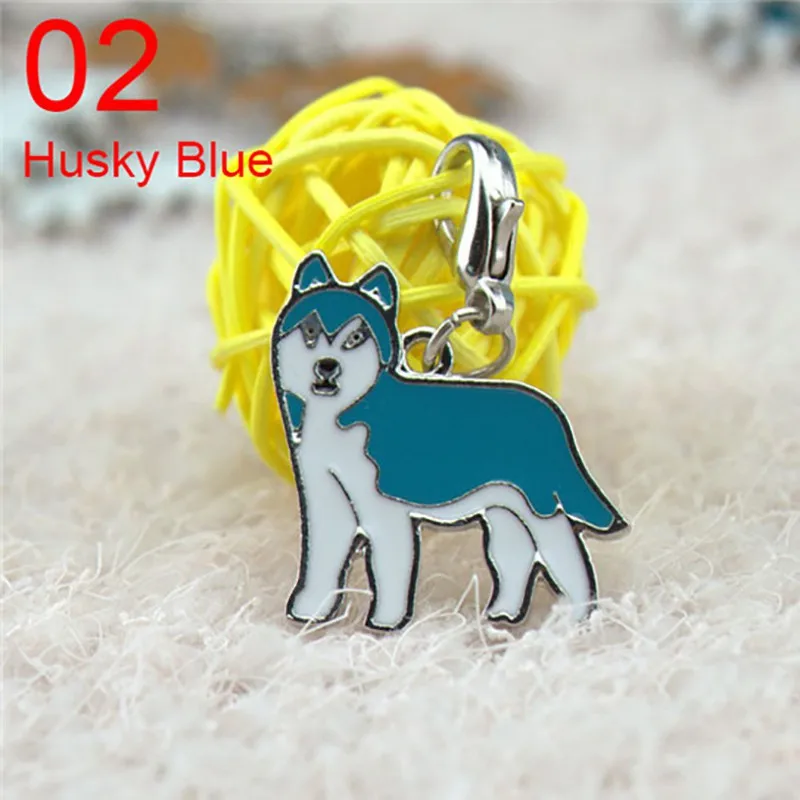 1 шт. в форме собаки ID Tag Pet Подвеска на собачий ошейник Pet Подвеска с ярлыком Кость ожерелье ошейник для щенка кошки украшения на шею - Цвет: 2