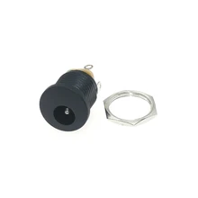 500pcs DC022 5.5x2.1 3Pin Panel socket Connectors Female Interface Mount Socket Jack Plug Wire Adapter DC power outlet