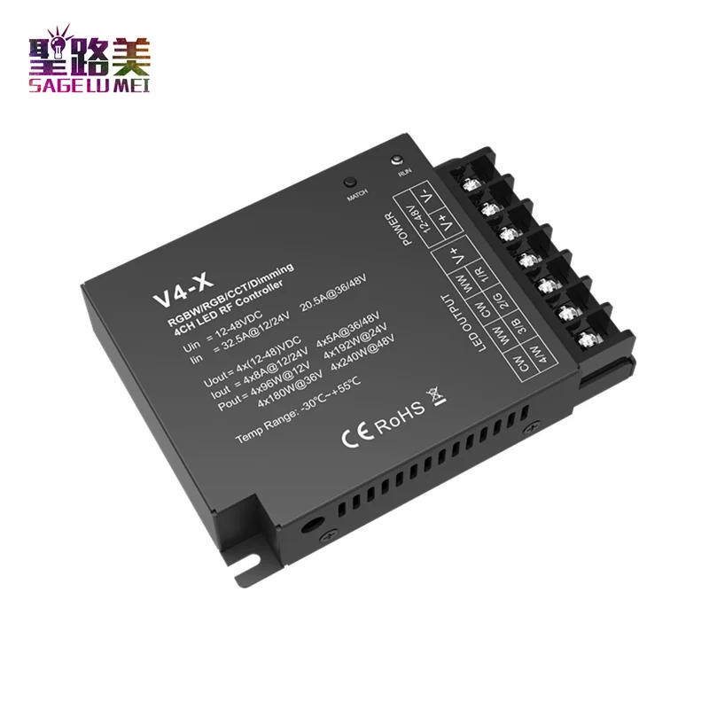 Фотолюминессветодиодный ная Светодиодная лента 4 канала 36 В RGBW/RGB/CCT/затемнение 384