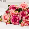 Real touch rose christmas decorations for home silk artificial peony Wedding decoration marrige decorative flower Party Decor ► Photo 1/6