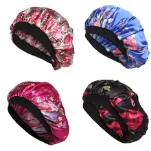 Мягкий Шелковый головной убор с широким диапазоном, Удобная шапка для ухода за волосами, s колпак для сна, ночной сон, крышка для головы для ванны, женская шапка Y724