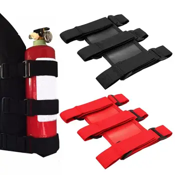 

Automobile Car Roll Bar Fire Extinguisher Fixing Holder Adjustable Nylon Strap Car Accessories Fire Extinguisher Mount Strap