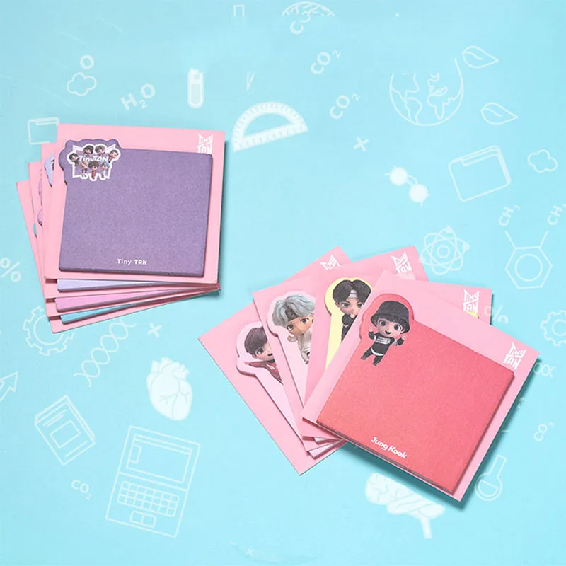 

HQbts bulletproof youth Cartoon post-it notes creative note stickers N times student notes