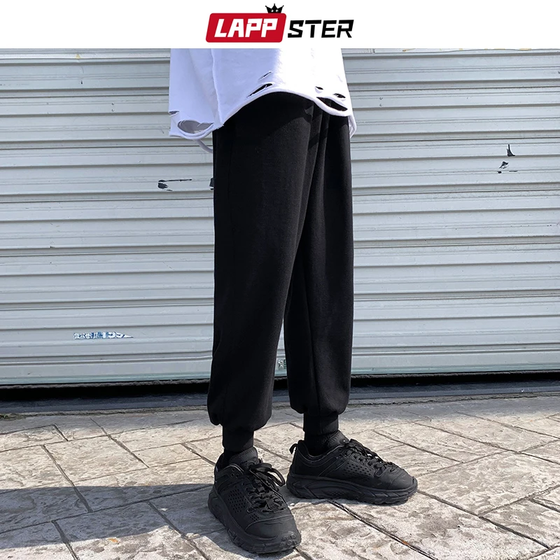 Pants Trousers Angel-Length Harajuku LAPPSTER Joggesr Autumn Male Mens 5XL Grey Loose