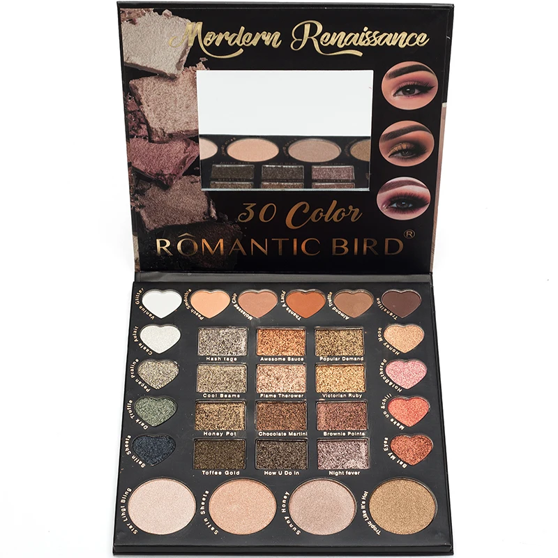 ICYCHEER 30 Цвет Профессиональный Водонепроницаемый матовые Smoky Eyes тени для век Палитра мерцающие тени для век, палитра, косметическое средство, макияж глаз тени для век