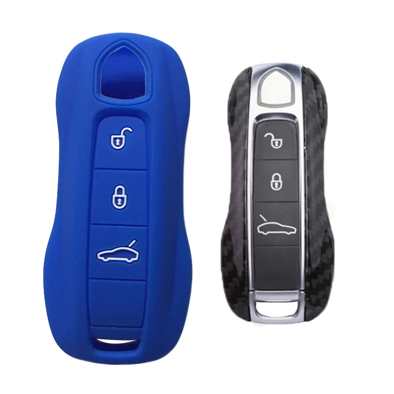 Ключ чехол для Porsche Panamera 970 971 Cayenne Macan Boxster Cayman 981 982 718 991 911 918 симпатичный чехол для брелок сигнализации