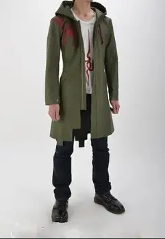 

Army Green Color Super Danganronpa 2 Nagito Komaeda Nagito Jacket T-shirt Cosplay Costume
