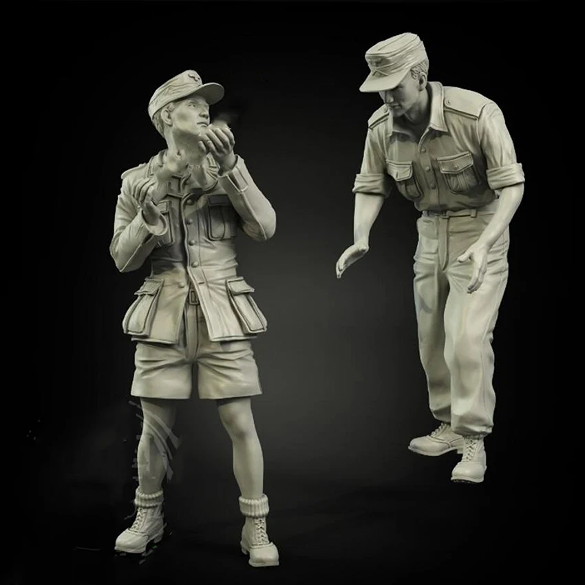 Масштаб 1/35 Неокрашенные Фигурки из смолы загрузка танкеров (корпус не входит в