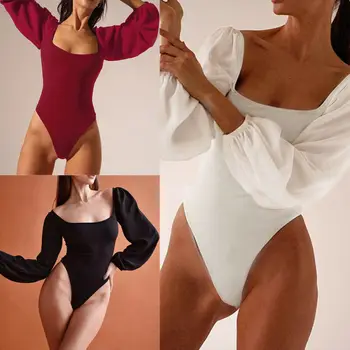 

Meihuida Women Sexy Bodysuit Women Long Sleeve Bodysuit Backless Night Club Body Suit Skinny Women Clothes Body
