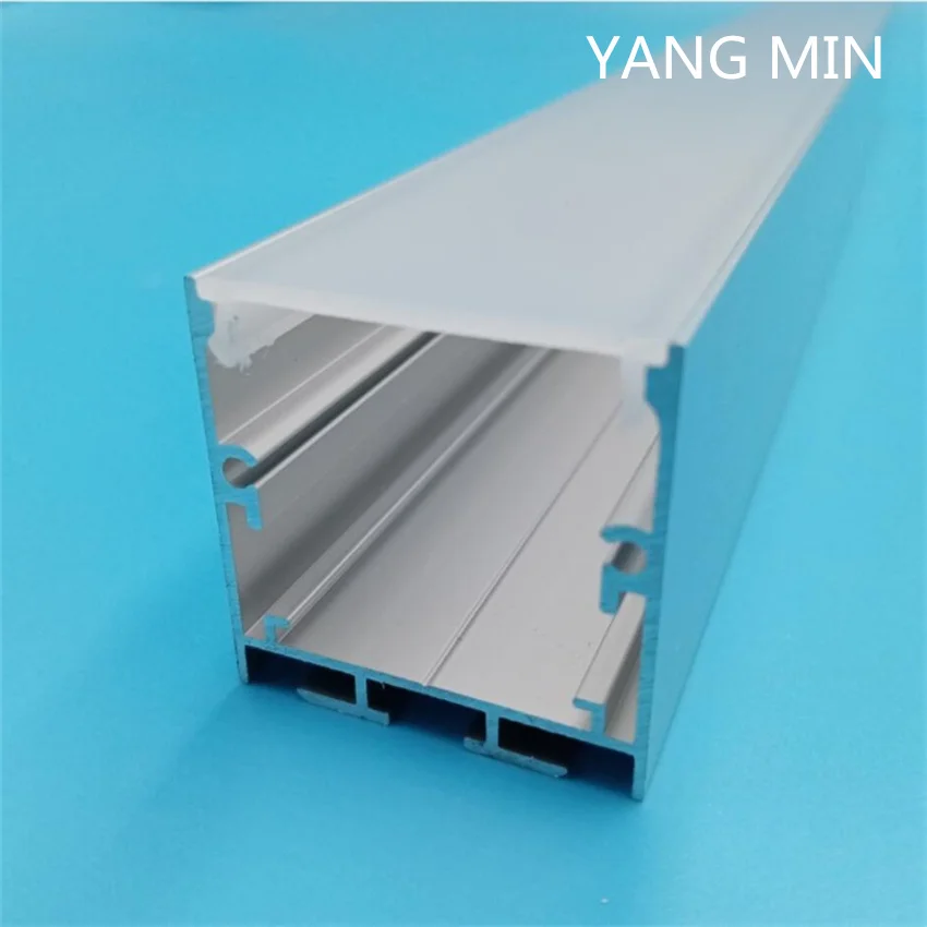 YANGMIN Free Shipping New Product Anodized aluminum bar wide size 35*35mm square Profile Aluminum Channel for Led strip light