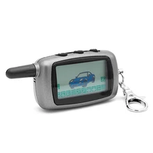 LLavero de Control remoto LCD A9 de 2 vías para sistema de alarma de coche bidireccional Twage Starline A9 A8 llavero Fob