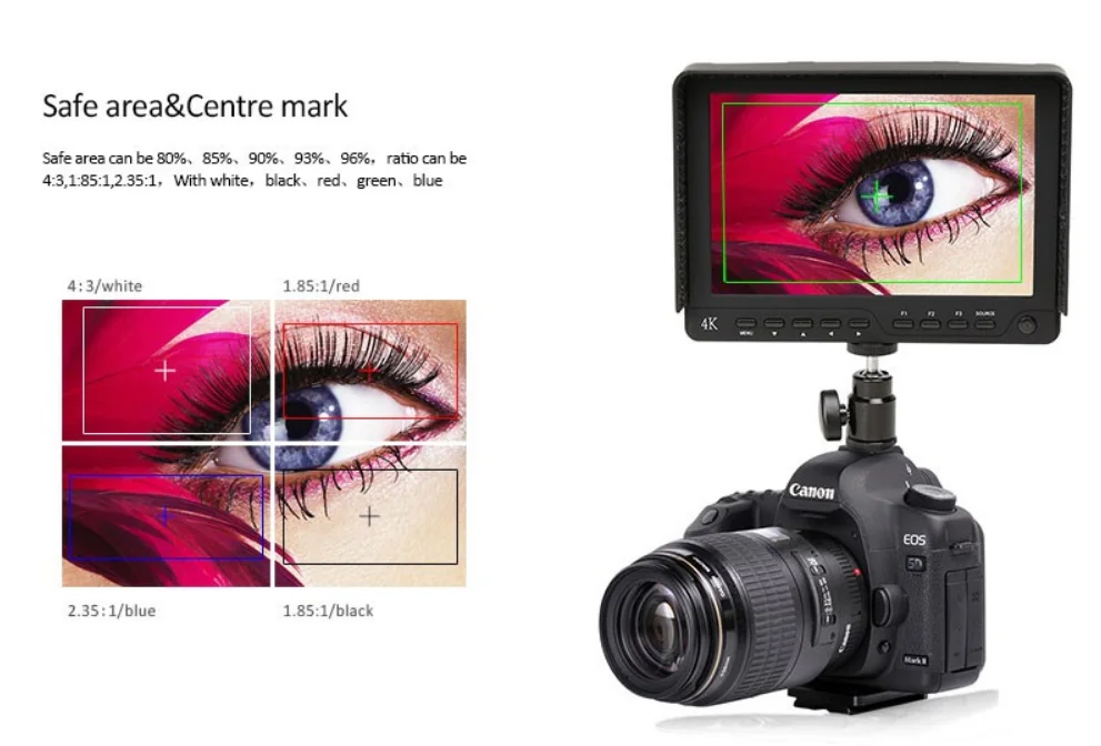 BESTVIEW S7 4K camera External display 