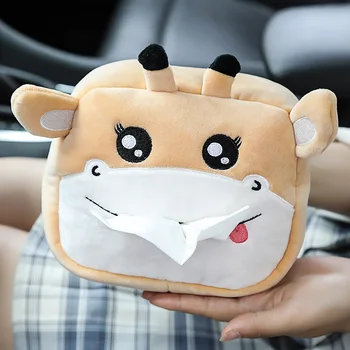 

Car Tissue Box Cartoon Creative Tissue Cover Car Interior Chair Back Sun Visor Tissue Holder Armrest Box Tissue Box Pumping Box