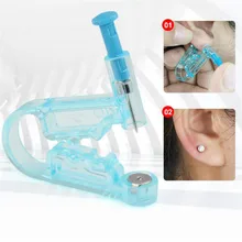 Disposable Painless Ear Piercing Healthy Sterile Puncture Tool Without Inflammation for Earrings Ear Piercing Gun