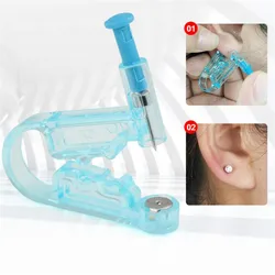 Disposable Painless Ear Piercing Healthy Sterile Puncture Tool Without Inflammation for Earrings Ear Piercing Gun