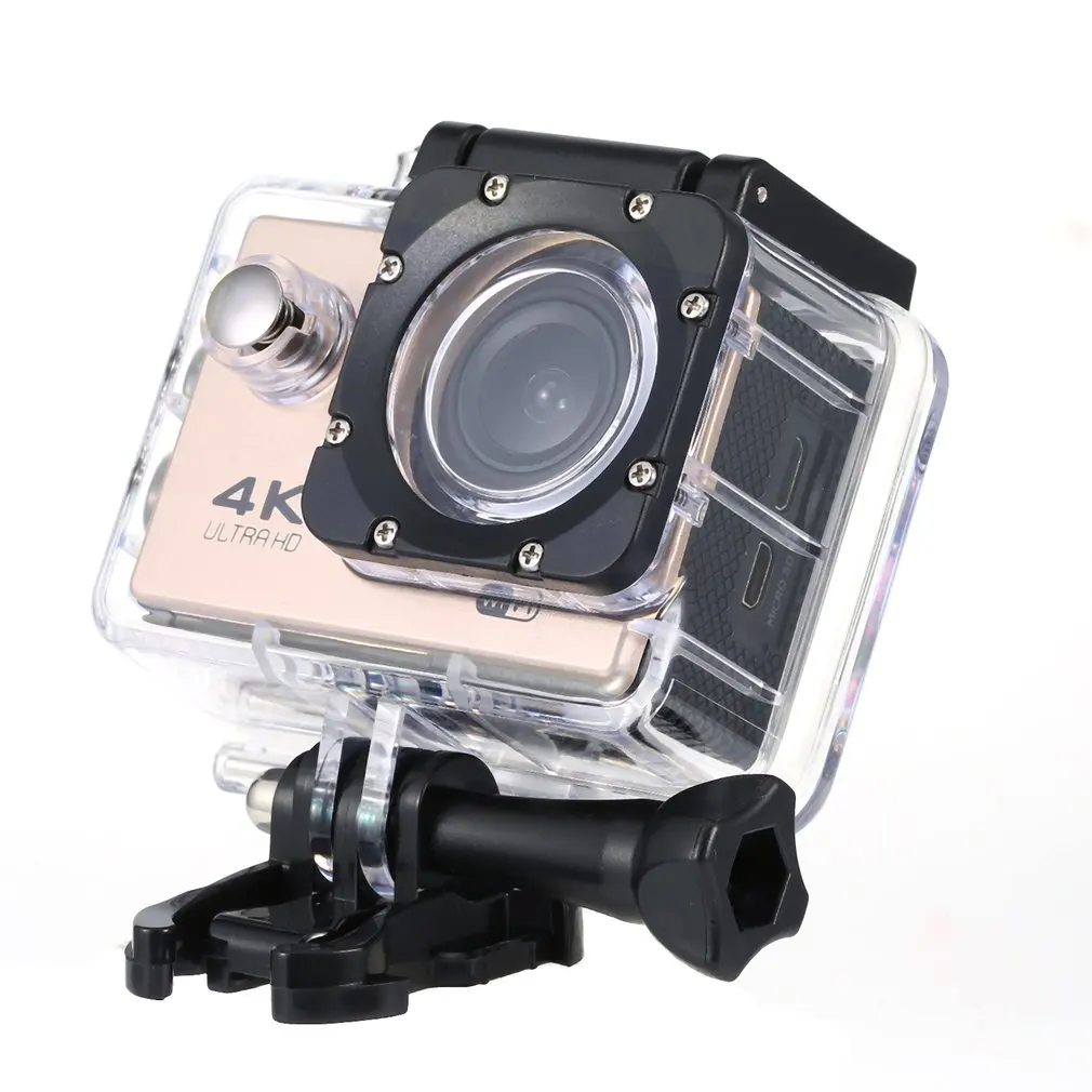 4K Экшн-камера 16MP Vision 3 Подводная Водонепроницаемая камера широкоугольная WiFi Спортивная камера с монтажными аксессуарами комплект