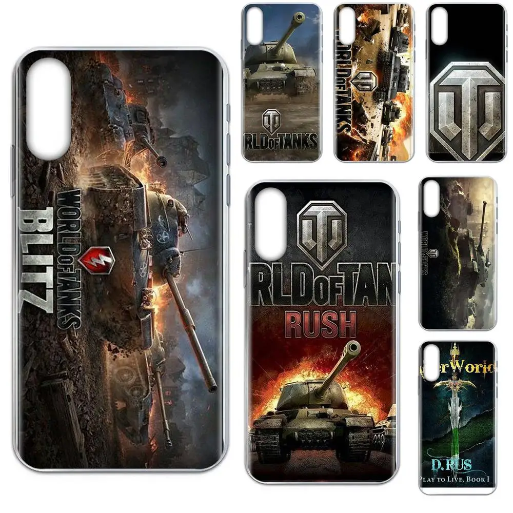 Сотовый телефон World Of Tanks Online из мягкого ТПУ для Galaxy Alpha Note 10 Pro A10 A20 A20E A30 A40 A50 A60 A70 A80