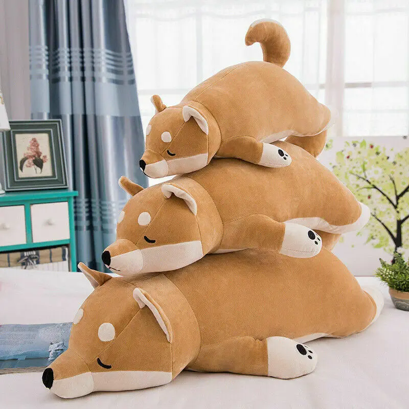 Cute Fat Shiba Inu Corgi Doll Pillow Baby Cartoon Dog Plush Toy Stuffed Gift Animals | Игрушки и хобби