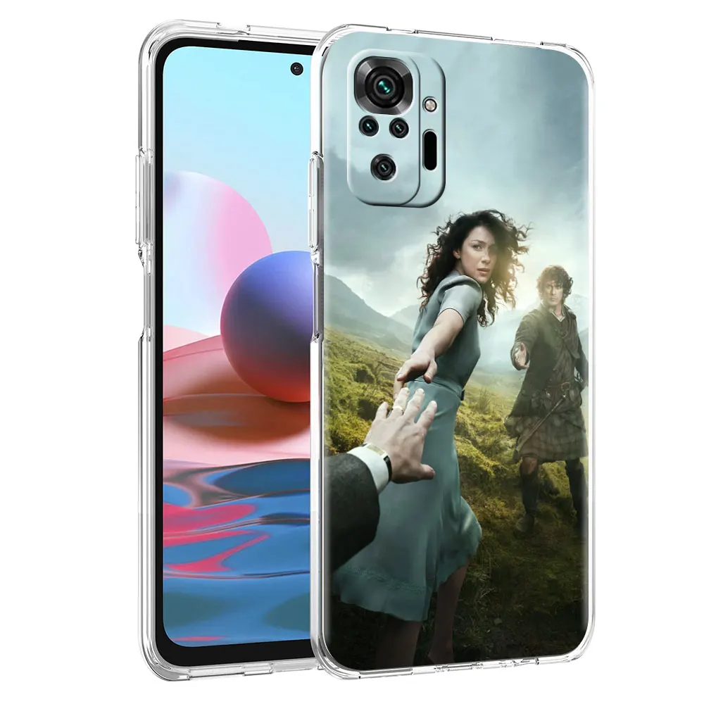 Transparent Case for Xiaomi Redmi Note 9S 9 8 Pro 10S 10 5G 8T 9T 7 9C Clear Ultrathin Soft Smartphone Cover OUTLANDER TV Series