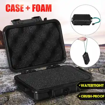 

Protective Safety Instrument Tool Box Waterproof Shockproof Storage Toolbox Sealed Tool Case Impact Resistant Suitcase Sponge