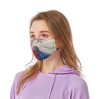 

1PC Breathable Reusable Dustproof Windproof Protective masque Foggy Haze Anti-spitting Protective maschera Mouth Cover Backpacks