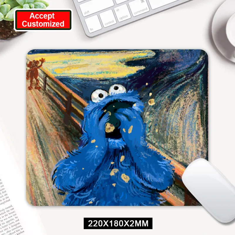 Игровой коврик для мыши Sesame Street COOKIE MONSTER, игровой коврик для мыши, игровой коврик для мыши