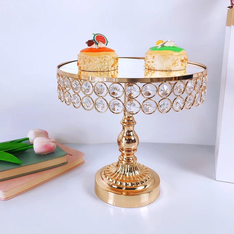 15 Colors High Feet Round Cake Stands Sets 8/10/12 inches Fondant Dessert  Cupcakes Display Plates for Home Party Bakeware Tray - AliExpress