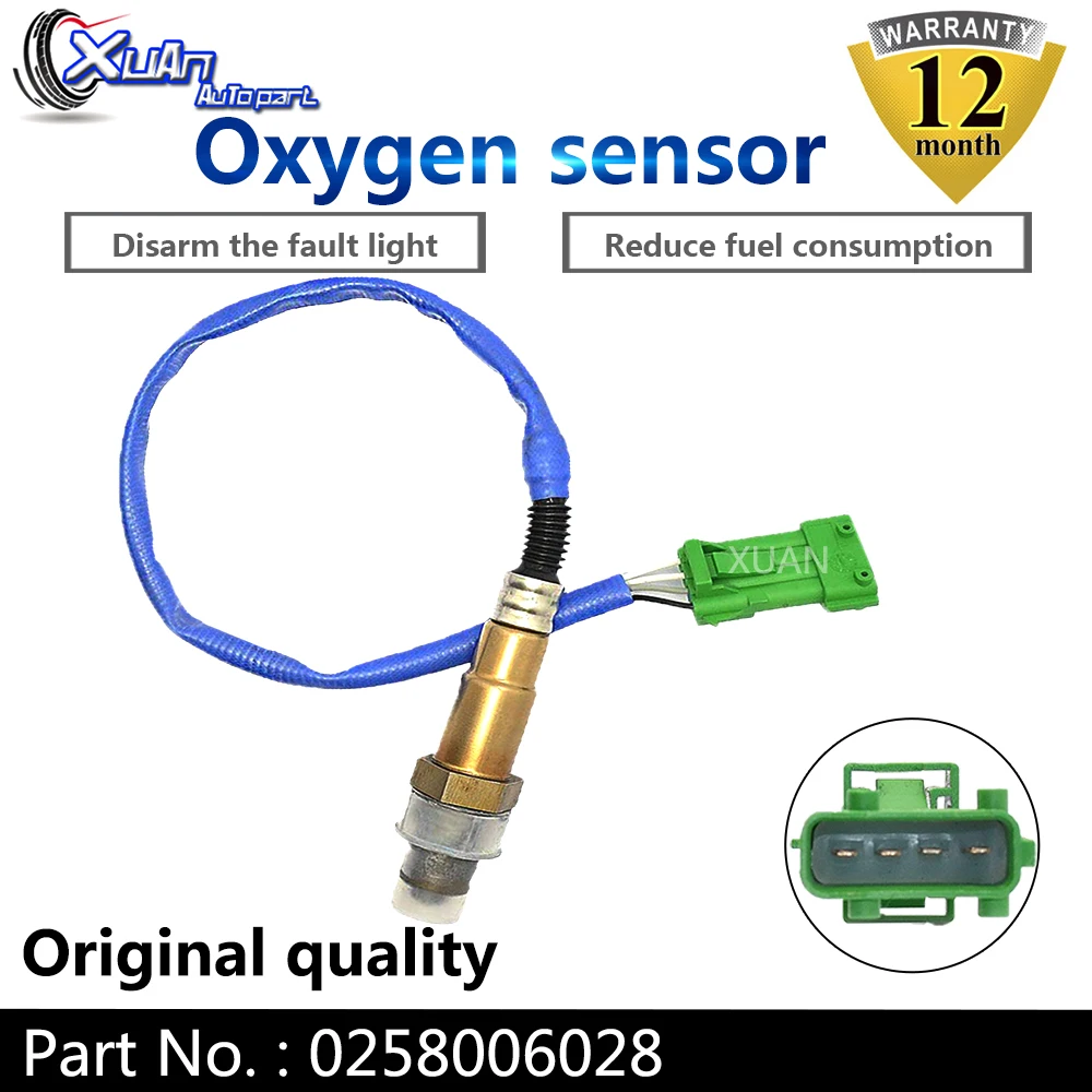 Кислородный O2-датчик XUAN Lambda 0258006028 для Peugeot 1007 206 207 306 307 308 406 806 807 HOGGAR PARTNER EXPERT 94-14 |