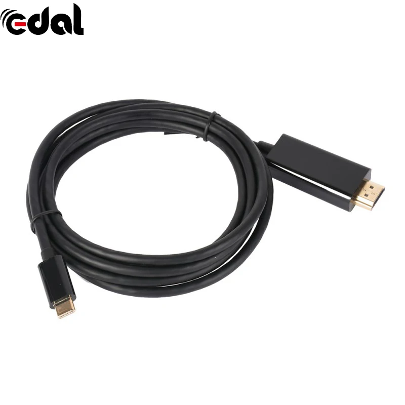 USB C к HDMI 4K кабель адаптер Тип Thunderbolt 3 для huawei mate 20 macBook pro 2019 galaxy S9 USB-C |
