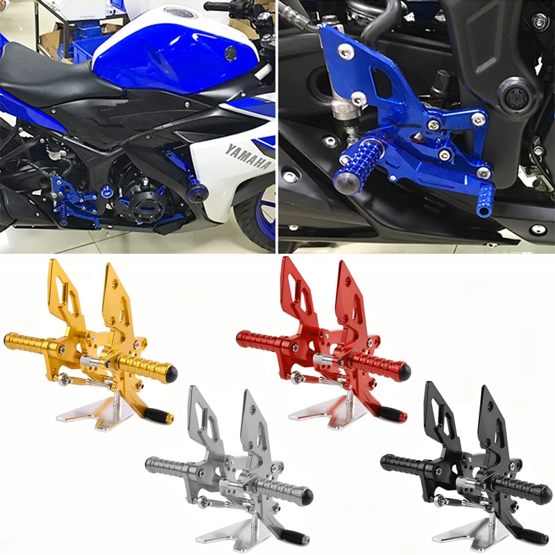 Adjustable Rearsets Bracket Base Footpeg Plate For Yamaha YZF R3/R25 MT-25 MT-03 Adjustable Rearsets Bracket Base Footpeg Plate For Yamaha YZF R3/R25 MT-25 MT-03