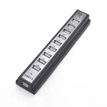 

Usb2.0 Computer Conversion Splitter Usb Hub 10 Interface Splitter 10-port Computer Usb Hub Multi-interface Hub Expansion