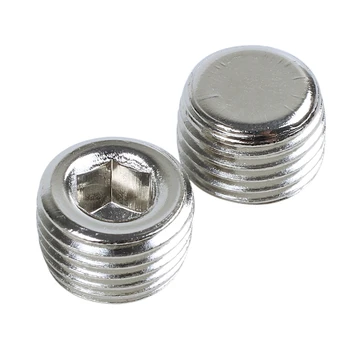 

New 20pcs Hex Head Pipe Plug Connector Coupling Adapter 1/4 NPT Male Thread