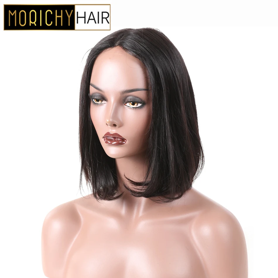 

Morichy Straight Short Human Hair Bob Wigs Part Lace Head Seam Frontal Bobs Wig Indian Non-remy Human Hair Wigs For Black Women